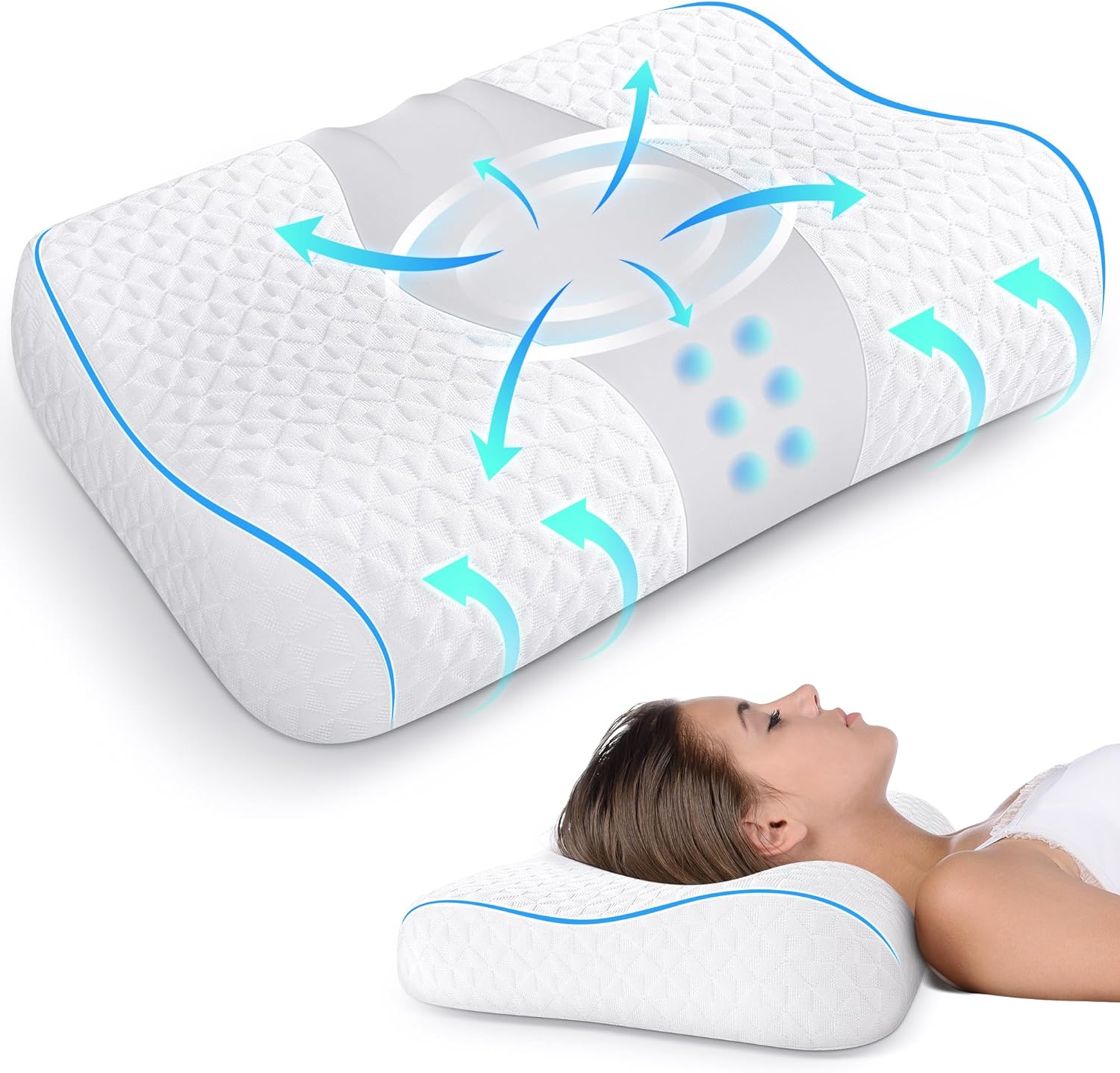 Zibroges Premium Ergonomic Cervical Pillows Review